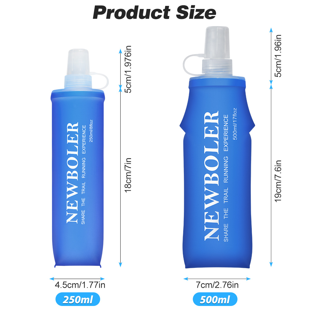 NEWBOLER 150ml 250ml 500ml bot - Hydration Pack Outdoor reseña y precio