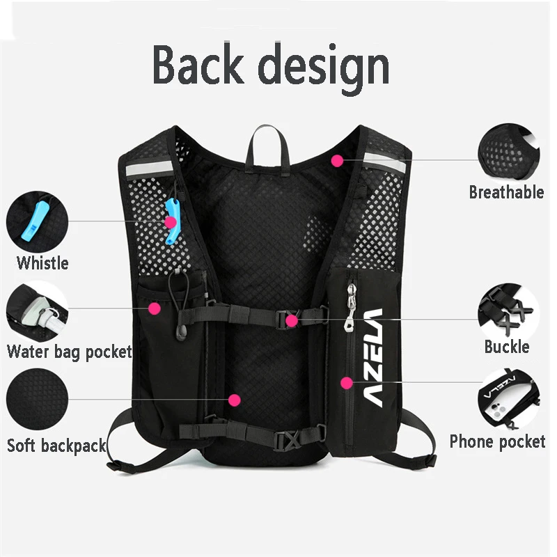 Mochila con chaleco de hidrata - Hydration Pack Outdoor reseña y precio